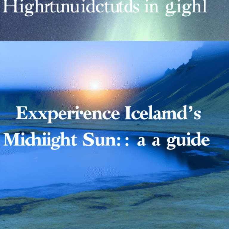 Experience Iceland’s Midnight Sun: A Guide Experience Iceland's Midnight Sun: A Guide