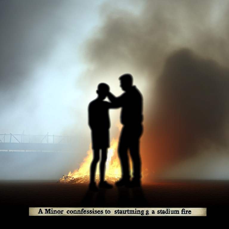 Minor Admits to Starting Stadium Fire