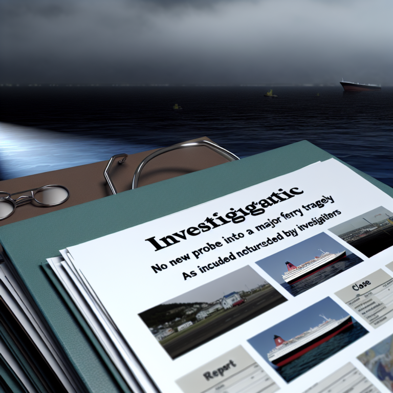 No New Probe Into Estonia Ferry Tragedy, Say Investigators