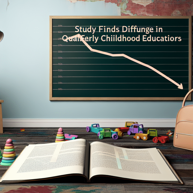 Study Finds Decline in Qualified Early Childhood Educators