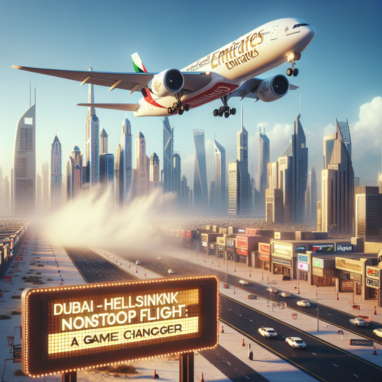 Emirates Launches Dubai-Helsinki Nonstop Flight: A Game Changer