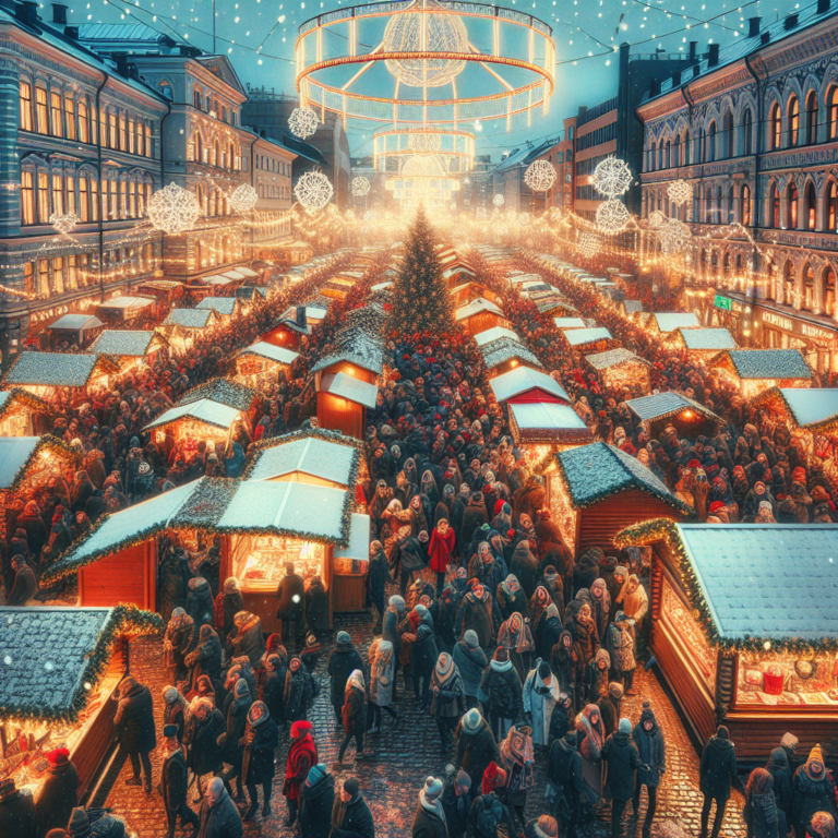 Helsinki Christmas Market Sees Record Attendance