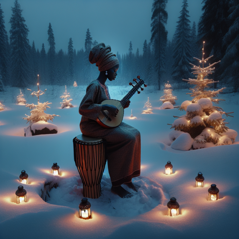 Nigerian Music Student Embraces Peaceful Finnish Christmas