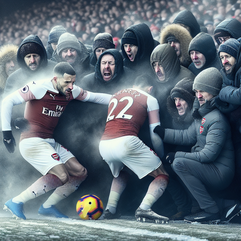 Arsenal Struggles in Frigid Conditions