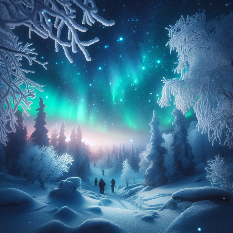 Frosty Night Adventures in Rovaniemi, Lapland Frosty Night Adventures in Rovaniemi, Lapland