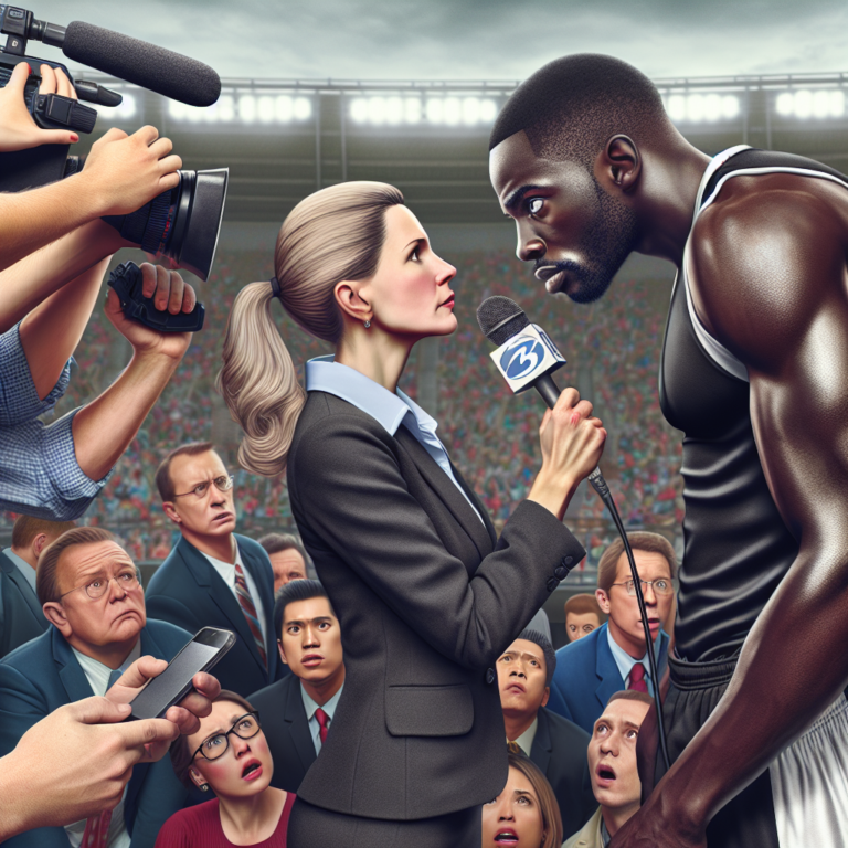 Journalist and Athlete's Controversial Kiss Sparks Outrage