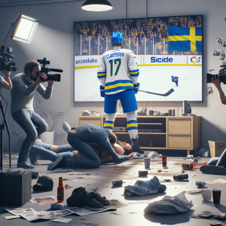 Swedish NHL Star's Live TV Prank: The Consequences Explained