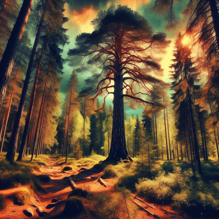 Explore the Majestic Rotomänty Pine in Suomusjärvi