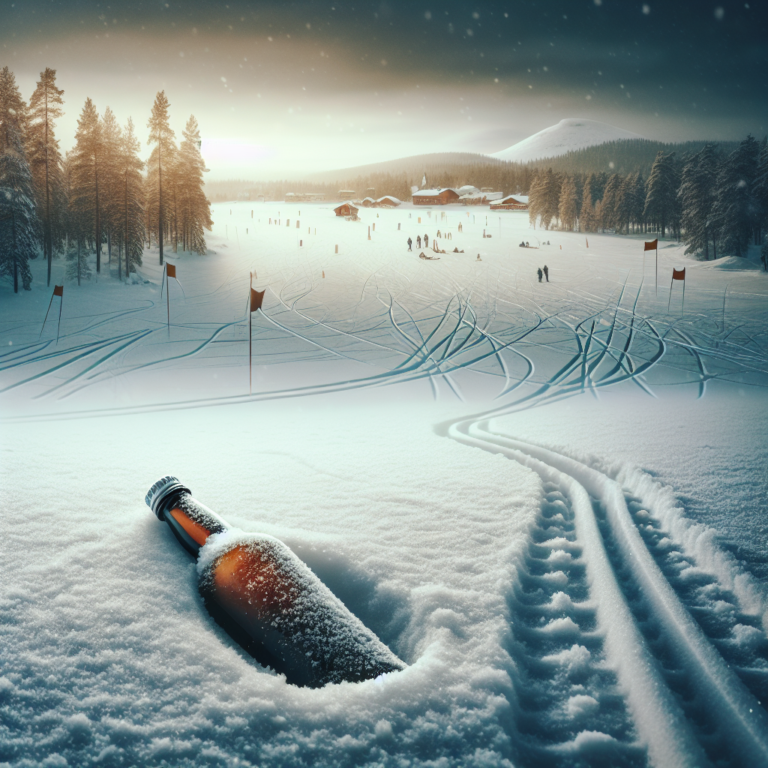 Finland Ski Chief Sparks Controversy with Photo of Mystery Bottle Finland Ski Chief Sparks Controversy with Photo of Mystery Bottle
