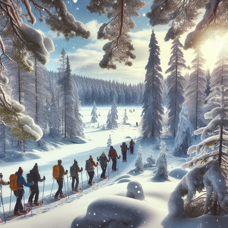 Snowshoeing Adventures in Nuuksio National Park Near Helsinki