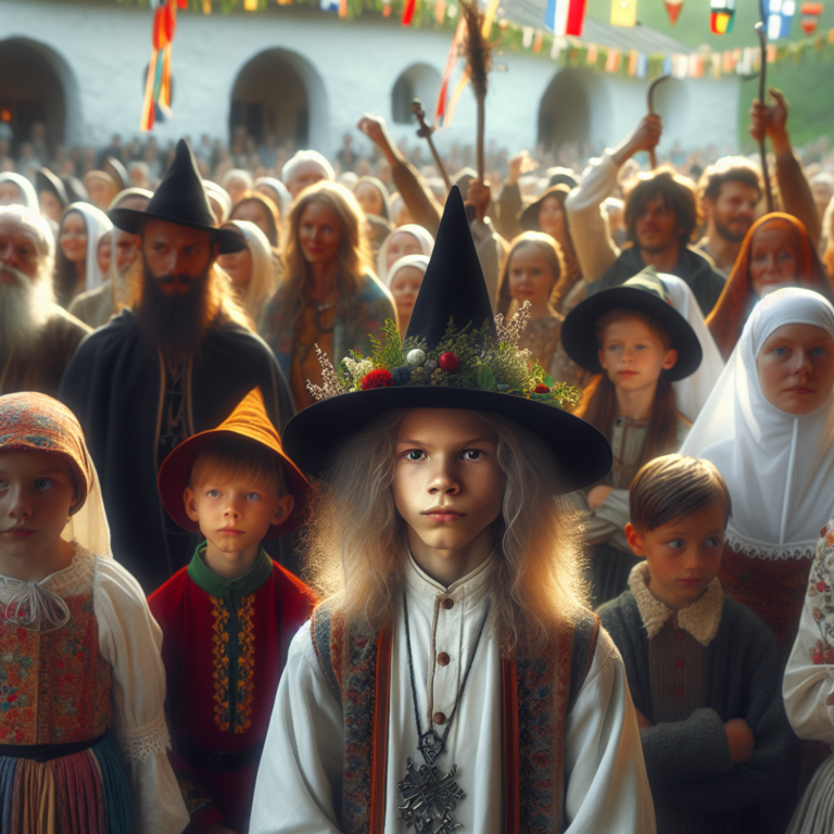 Finnish Easter Tradition: Children Dress as Witches Finnish Easter Tradition: Children Dress as Witches
