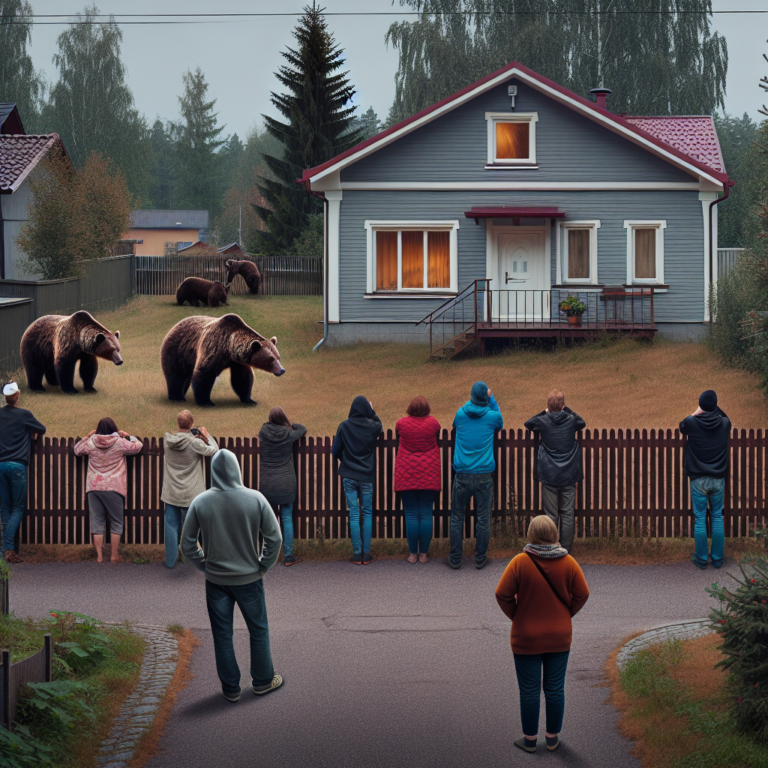 Increased Bear Sightings in Tampere Backyards