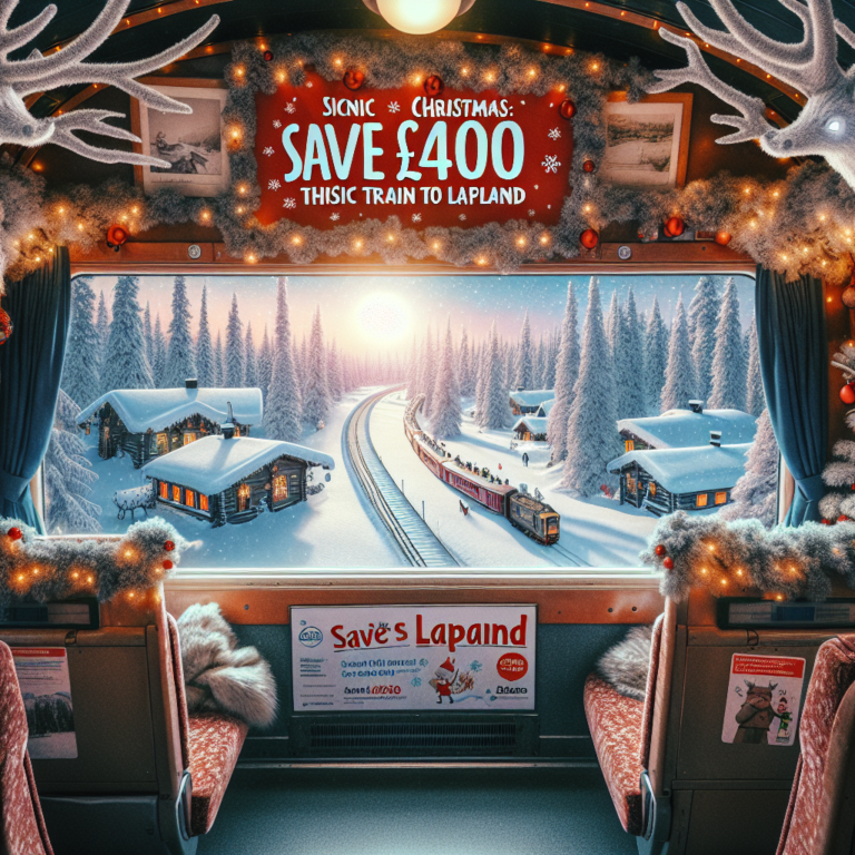 Save £400 This Christmas: Scenic Train to Lapland
