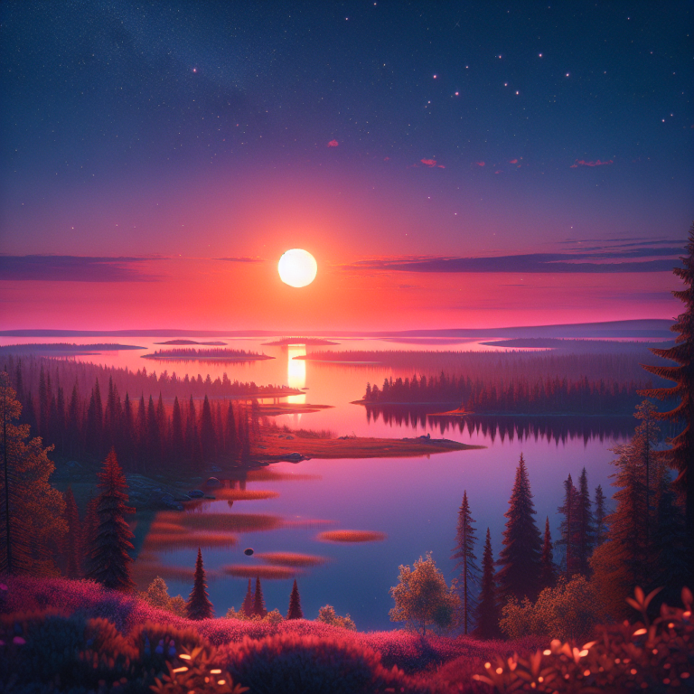 Stunning Midnight Sun Photos from Finland Stunning Midnight Sun Photos from Finland