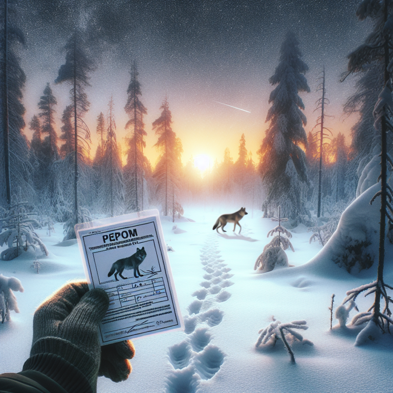 Finnish Agency Issues Temporary Wolf Hunting Permit in Southeast
